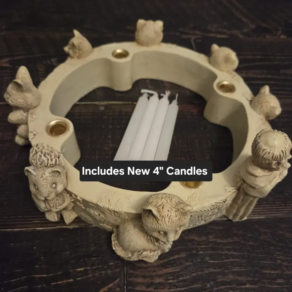 Abbey Press Candle Wreath St Francis Of Assisi Animals Praised be my Lord God